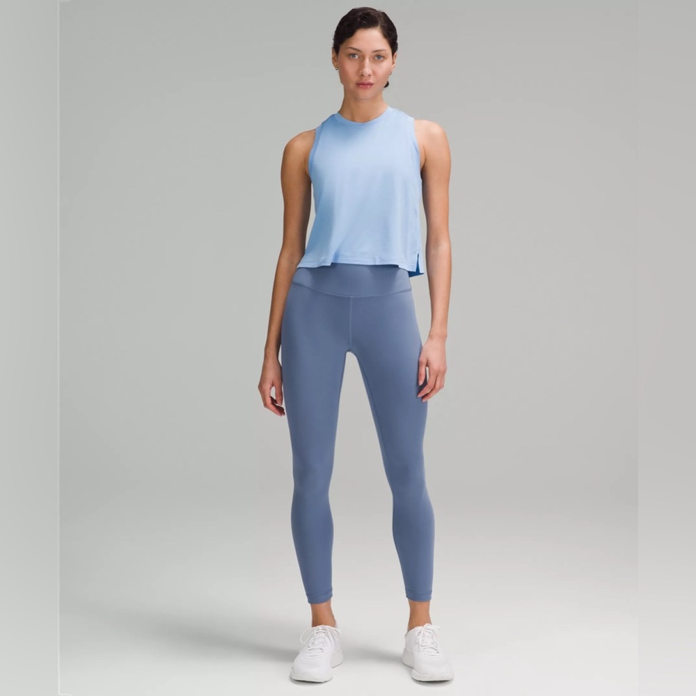 Wunder Train High-Rise Tight 25" in Oasis Blue | Size 8
